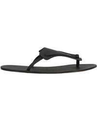 The Row - Thong Sandal Leather - Lyst