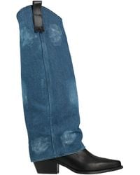 METISSE - Boot Textile Fibers, Leather - Lyst