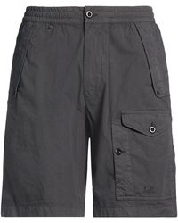 C.P. Company - Charcoal Shorts & Bermuda Shorts Cotton - Lyst