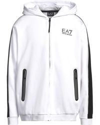 EA7 - Sweatshirt Cotton, Polyester, Elastane - Lyst