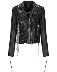 DIESEL Leather jackets for Women - Up to 60% off at Lyst.com