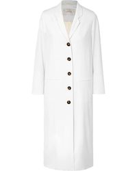 La Collection Overcoat - White