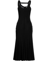 Trussardi - Vestido midi - Lyst