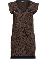 Liu Jo - Mini Dress Viscose, Metallic Polyester, Elastane, Polyamide - Lyst
