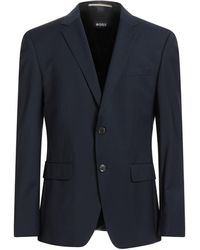 BOSS - Midnight Blazer Virgin Wool, Polyester, Elastane - Lyst