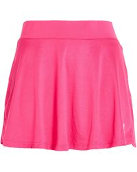 EA7 - Fuchsia Mini Skirt Polyester, Elastane - Lyst
