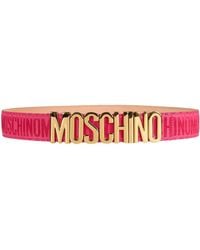 Moschino - Belt Textile Fibers - Lyst