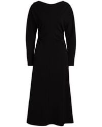 RUE DU BAC - Midi Dress Polyester, Elastane - Lyst