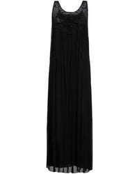 Alysi - Maxi Dress Silk - Lyst