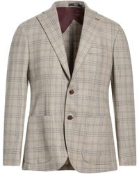 Barba Napoli - Taupe Blazer Virgin Wool - Lyst