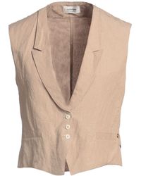 Ottod'Ame - Caring Tailored Vest Polyester, Cotton, Linen - Lyst