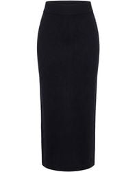 Alpha Studio - Midi Skirt Merino Wool - Lyst