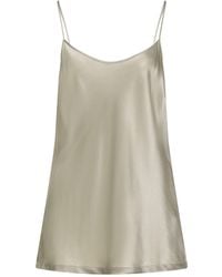Roberto Collina - Top Silk, Elastane - Lyst