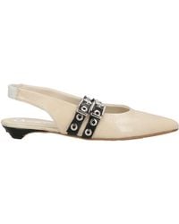 Divine Follie - Cream Ballet Flats Leather - Lyst