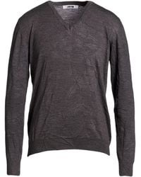 Grifoni - Charcoal Sweater Virgin Wool - Lyst