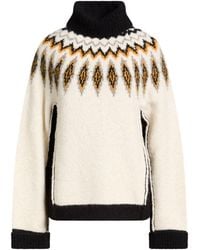 Semicouture - Turtleneck Polyester, Alpaca Wool, Polyamide, Wool - Lyst