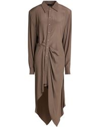 Mugler - Maxi Dress Acetate, Silk - Lyst