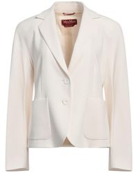 Max Mara - Ivory Blazer Triacetate, Polyester - Lyst