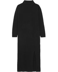 Allude 3/4 Length Dress - Black
