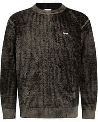 Obey - Charcoal Sweater Cotton, Acrylic - Lyst