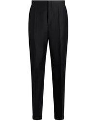 Alberta Ferretti - Pants Wool, Silk - Lyst