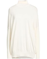 Jucca - Cream Turtleneck Virgin Wool - Lyst