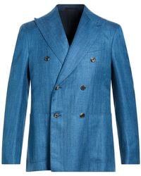 Caruso - Blazer Wool, Silk, Linen - Lyst