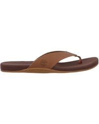 Timberland Toe Post Sandals - Brown