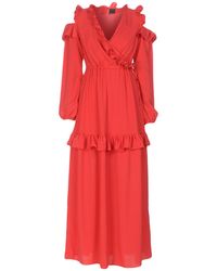 Pinko Robe longue - Rouge