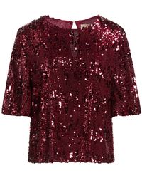 Aniye By - Burgundy Top Polyester - Lyst