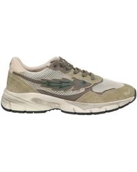 ENTERPRISE JAPAN - Khaki Sneakers Cow Leather, Calfskin, Textile Fibers - Lyst