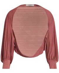 Marella - Brick Shrug Viscose, Polyester, Metallic Fiber, Elastane - Lyst