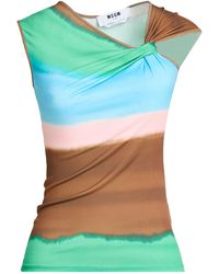 MSGM - Top Polyester, Elastane - Lyst