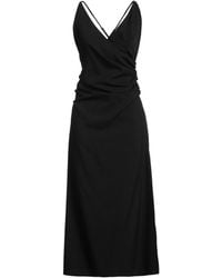 SOLOTRE - Maxi Dress Polyester, Elastane - Lyst