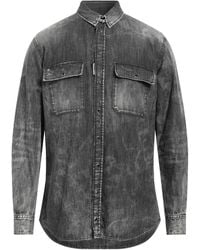 DSquared² - Denim Shirt Cotton - Lyst