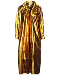 Forte Forte Lange Jacke - Mettallic