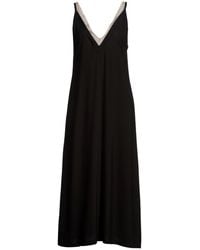 Barena - Midi Dress Viscose - Lyst