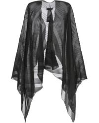 armani womens ponchos