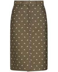 Paul & Joe - Military Midi Skirt Cotton, Polyester, Elastane - Lyst