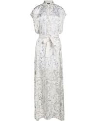 Fabiana Filippi - Maxi Dress Silk, Viscose, Cupro - Lyst