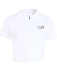 EA7 - T-Shirt Polyester, Elastane - Lyst
