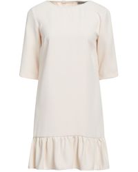 Biancoghiaccio - Mini Dress Polyester, Elastane - Lyst