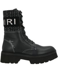 Amiri - Ankle Boots Leather, Textile Fibers - Lyst