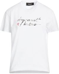 DSquared² - T-Shirt Cotton - Lyst