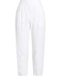 120% Lino - Pants Linen - Lyst