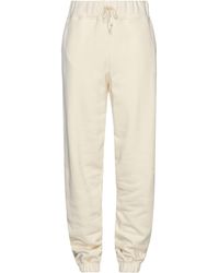 FEDERICA TOSI - Ivory Pants Cotton, Polyester - Lyst