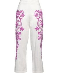 Maje - Pants Cotton, Polyester - Lyst