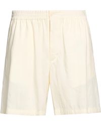 Moncler - X Gilga Farm By Donald Glover Cream Shorts & Bermuda Shorts Linen, Lyocell - Lyst