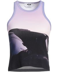 MSGM - Tank Top - Lyst