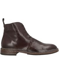 Moma - Dark Ankle Boots Calfskin - Lyst